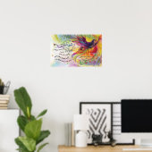 Mächtiger Gott, 20"x12.5", drucken Poster (Heimbüro)