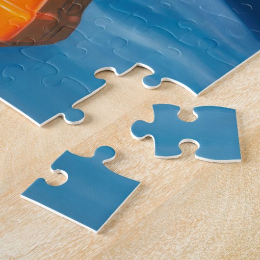 "Mächtiger Krieger" Roboter-Puzzlespiel 11" x14" Puzzle (Seite)