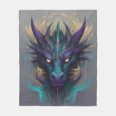 Mächtiger Mythischer Drachenleiter Fleecedecke (Vorderseite)