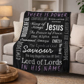 Mächtiger Name Jesu Christlich Fleecedecke