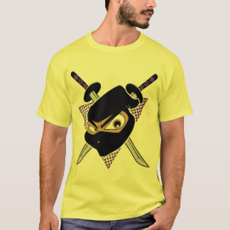 Mächtiger Ninja-Gelb T-Shirt
