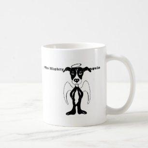 Mächtiger Pitbull-Engel, unser Motto: Bestrafen Kaffeetasse