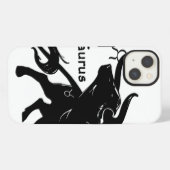 Mächtiger Stier Taurus Sternzeichen iPhone Hülle (Rückseite (Horizontal))