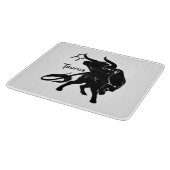 Mächtiger Stier Taurus Sternzeichen Schneidebrett (Ecke)