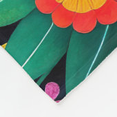 Mächtiges Büffel Bison Tier Fleecedecke (Ecke)