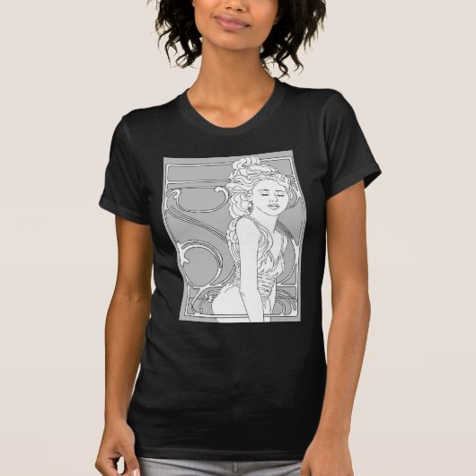 Mächtiges Mucha T-Shirt (Vorderseite)