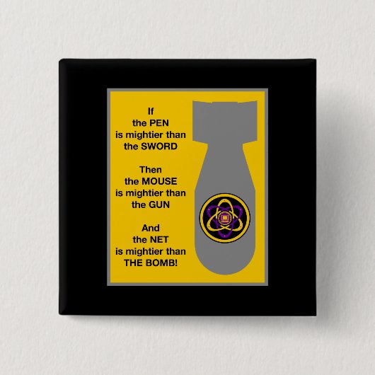 Mächtiges Netz 2 Button (Vorderseite)