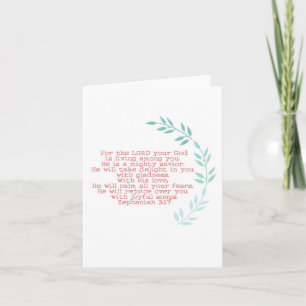 mächtiges Retter notecard Karte