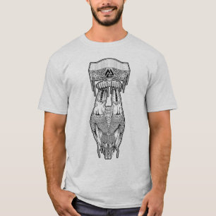 Mächtiges Thor Line Art Version T-Shirt