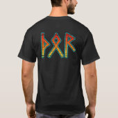 Mächtiges Thor T-Shirt - Vollfarbe (Rückseite)