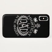 Mächtigster Vater im Königreich Case-Mate iPhone Hülle (Rückseite (Horizontal))