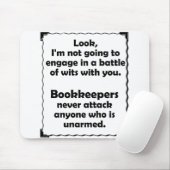 Machtkampf Buchhalter Mousepad (Mit Mouse)
