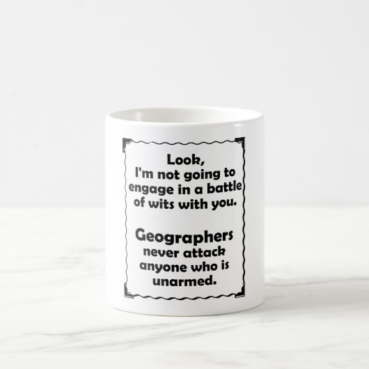 Machtkampf Geographen Kaffeetasse (Mittel)