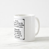 Machtkampf Geschäftsstellenleiter Kaffeetasse (VorderseiteRechts)