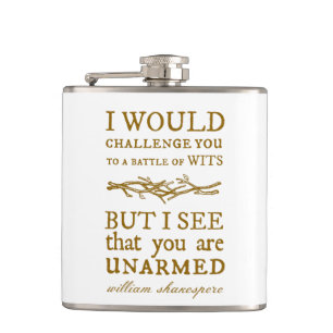 Machtkampf Herausforderung Flachmann