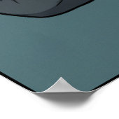 Machtloser Buchzitatposter Poster (Ecke)