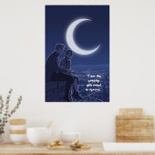 Machtloser Zitatposter Poster (Küche)