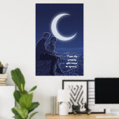 Machtloser Zitatposter Poster (Heimbüro)