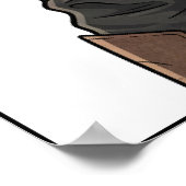 Machtloser Zitatposter Poster (Ecke)