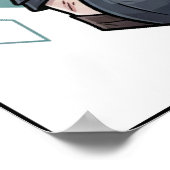Machtloses Zitatposter Poster (Ecke)