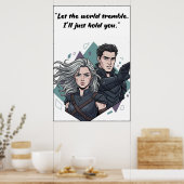 Machtloses Zitatposter Poster (Küche)