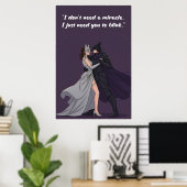 Machtloses Zitatposter Poster (Heimbüro)