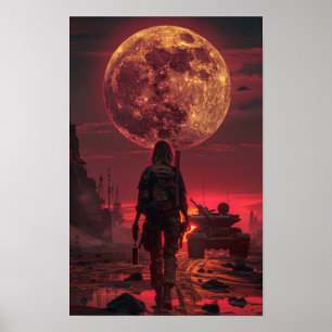 Machtvoll Soldat - Militär mit Inspiration Poster