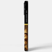 Machtvolles Rechtsanwältin mit goldenen Symbolen Case-Mate iPhone Hülle (Rückseite / Links)