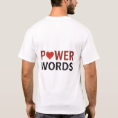 Machtworte T-Shirt (Rückseite)