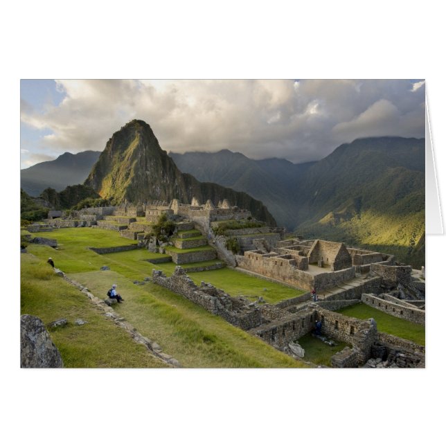 Machu Picchu, alte Ruinen, UNESCO-Welt (Vorderseite (Horizontal))