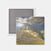 Machu Picchu, alte Ruinen, UNESCO Welt 2 Magnet (Vorderseite/Rückseite)