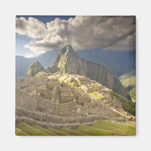 Machu Picchu, alte Ruinen, UNESCO Welt 2 Magnet (Vorne)