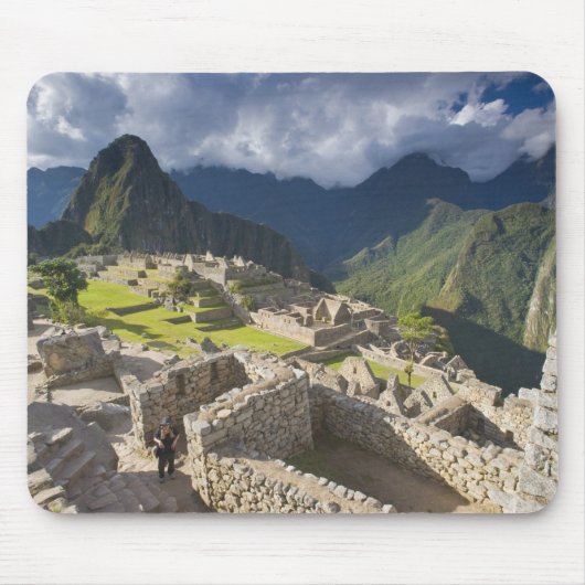 Machu Picchu, alte Ruinen, UNESCO Welt 4 Mousepad (Vorne)