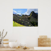 Machu Picchu am Nachmittag, Peru Poster (Küche)