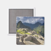 Machu Picchu, antike Ruinen, UNESCO Welt 3 Magnet (Vorderseite/Rückseite)