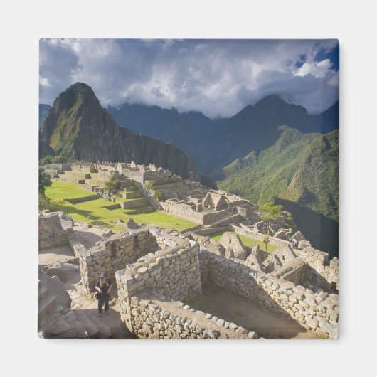 Machu Picchu, antike Ruinen, UNESCO Welt 3 Magnet (Vorne)