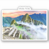 Machu Picchu Aufkleber (Vorderseite)