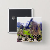 Machu Picchu Button (Vorne & Hinten)