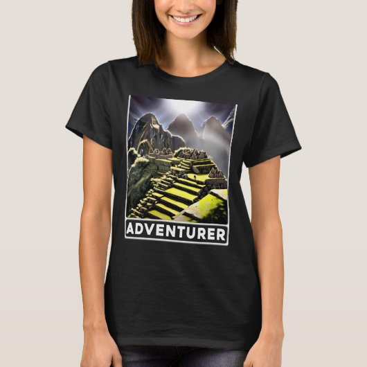 Machu Picchu Cordillera Peru Adventurer T-Shirt (Vorderseite)