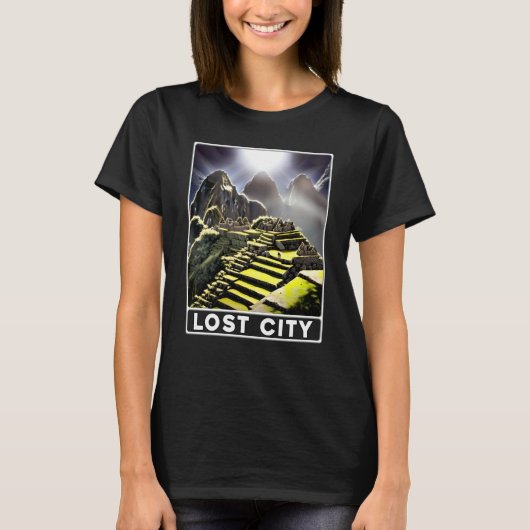 Machu Picchu Cordillera Peru Lost City T-Shirt (Vorderseite)