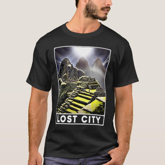 Machu Picchu Cordillera Peru Lost City T-Shirt (Vorderseite)