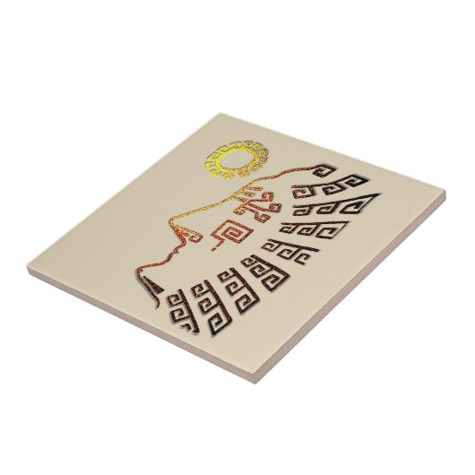 Machu Picchu Cusco Peru Fliese (Seite)