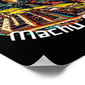 Machu Picchu Cusco Peru Inca-Trail Machu Picchu Poster (Ecke)