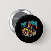 Machu Picchu Cusco Peru Inka-Pfad Machu Picchu Button (Vorne & Hinten)
