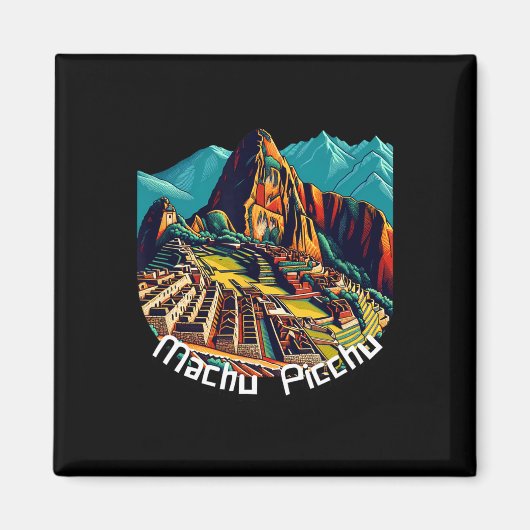 Machu Picchu Cusco Peru Inka-Trail Machu Picchu Magnet (Vorne)