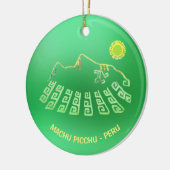 Machu Picchu Cusco Peru Keramik Ornament (Links)