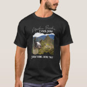 Machu Picchu Cusco Peru Llama T-Shirt (Vorderseite)