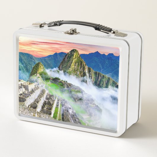 Machu Picchu, Cusco - Peru Metall Brotdose (Vorderseite)