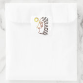 Machu Picchu Cusco Peru Quadratischer Aufkleber (Tasche)