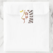 Machu Picchu Cusco Peru Quadratischer Aufkleber (Tasche)